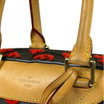 Louis Vuitton Limited Edition Deauville Cube Rosso Handbag Red