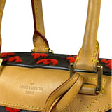 Louis Vuitton Limited Edition Deauville Cube Rosso Handbag Red