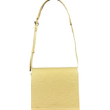 Louis Vuitton Vintage Yellow Epi Biarritz Shoulder Bag