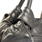 Loewe Black Leather Nappa Aire Shoulder Bag