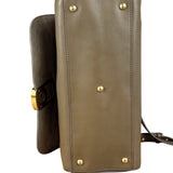 Fendi Colorblock Leather Two-Way Flap Bag