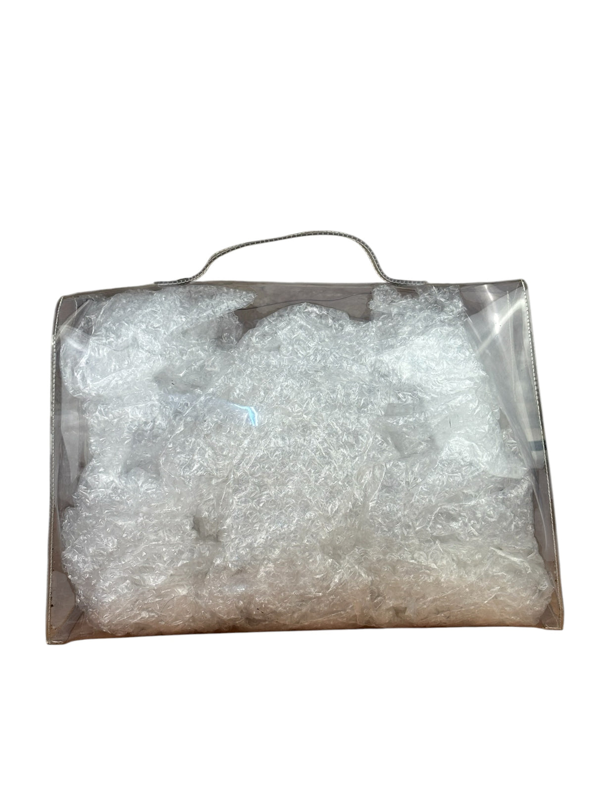 Hermes Transparent Vinyl Souvenir De L'Exposition 1997 Kelly Handbag