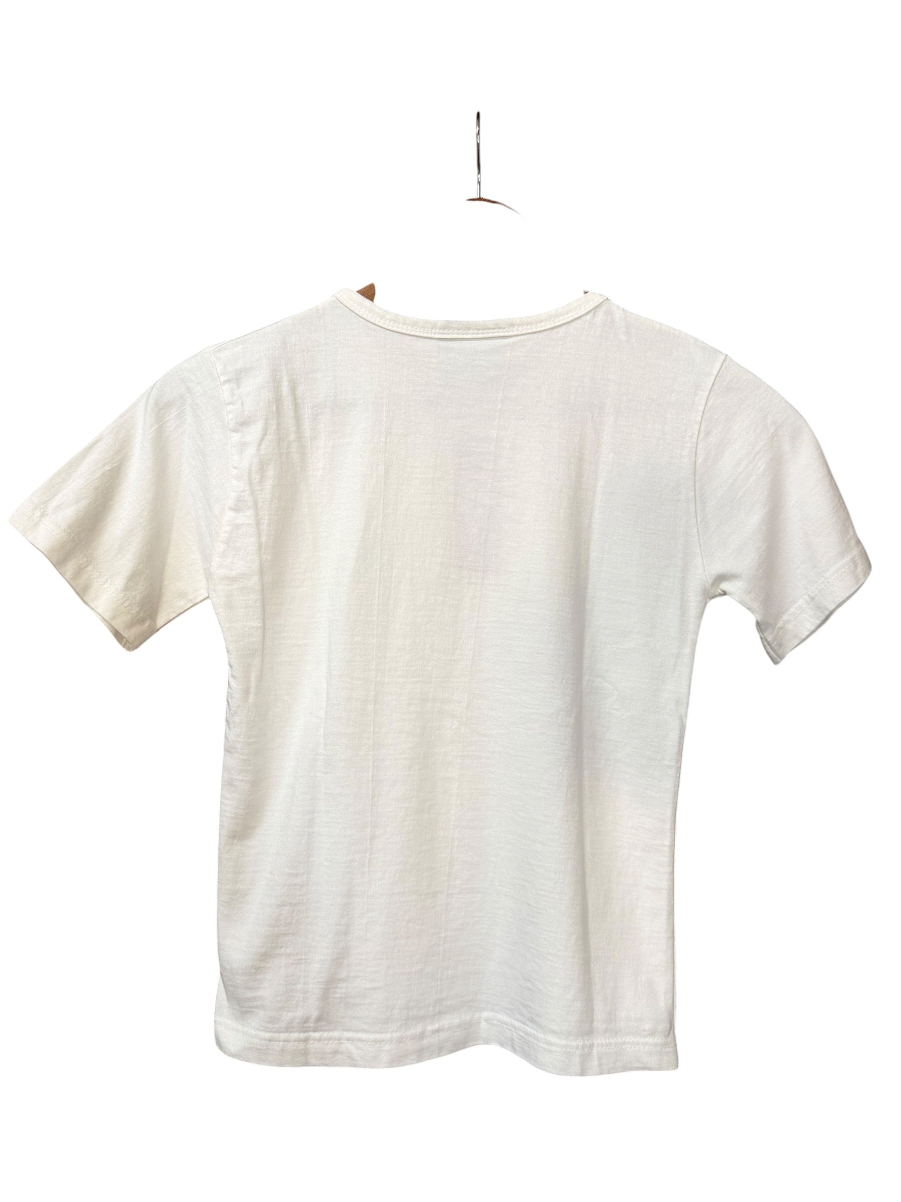 Fendi Vintage White Logo Print Boxy Tee