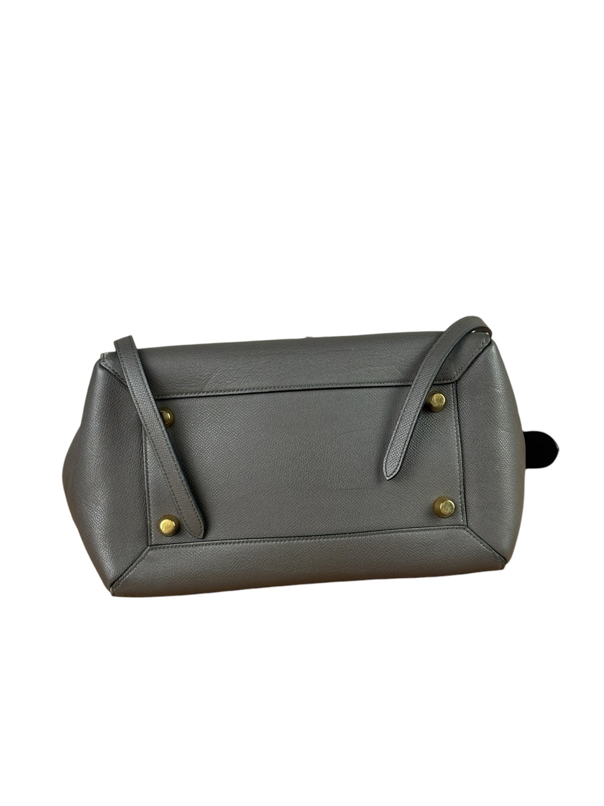 Celine Grey Leather Two-Way Belt Bag