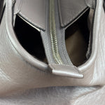 Coach Putty Grey Leather Taylor Eyelet Caryall Shoulder Bag