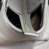 Coach Putty Grey Leather Taylor Eyelet Caryall Shoulder Bag
