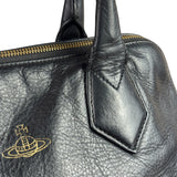 Vivienne Westwood Black Leather Shoulder Bag