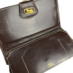 Celine Vintage Macadam Long Wallet Brown