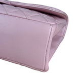 Chanel Pink CC Quilted Timeless Classique Flap 2015