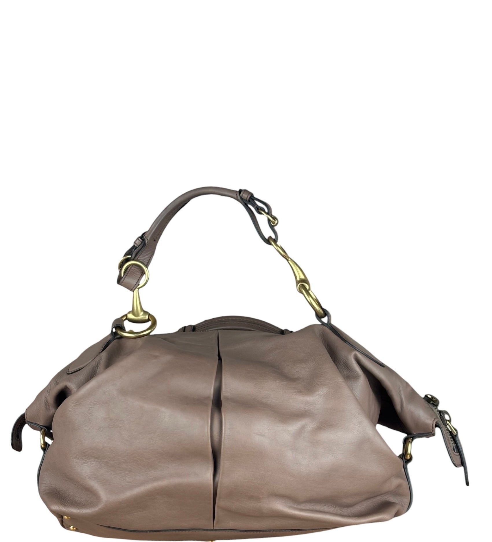Gucci Dusty Rose Leather Charlotte Shoulder Bag