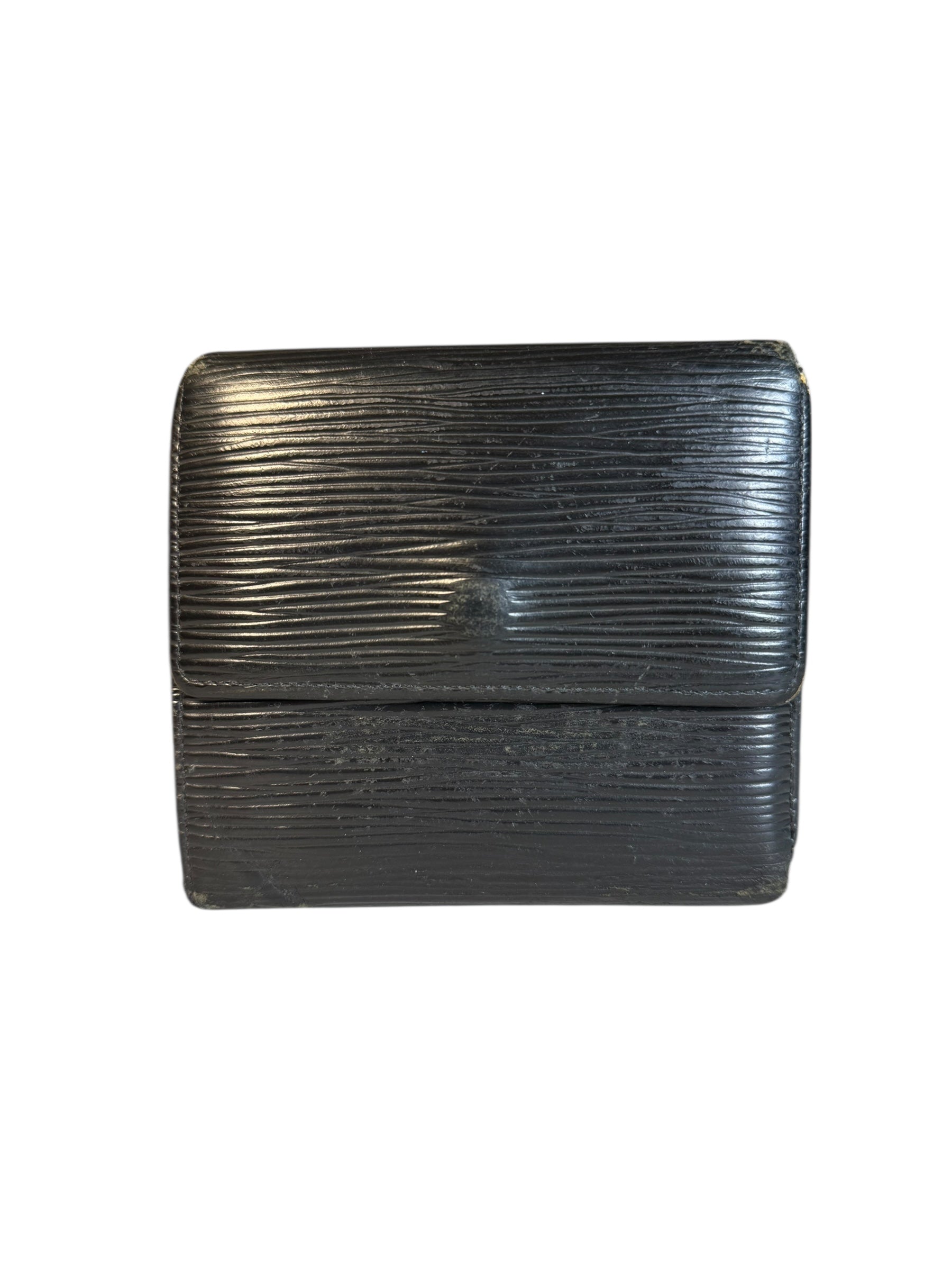 Louis Vuitton Epi Noir Compact Wallet