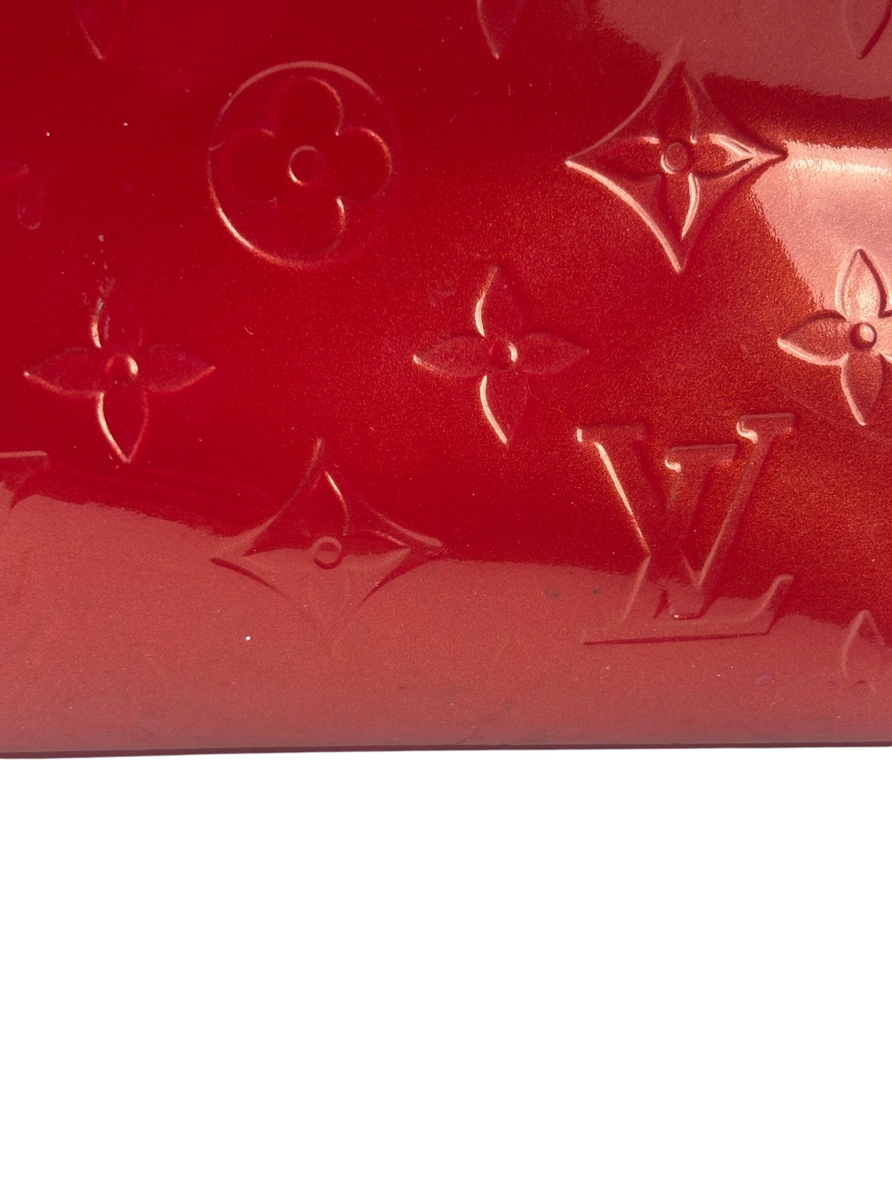 Louis Vuitton Monogram Red Vernis Wilshire PM