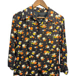 Christian Dior Black Floral Pattern Two-Piece Set