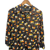 Christian Dior Black Floral Pattern Two-Piece Set