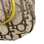 Christian Dior Vintage Trotter Canvas Rasta Crossbody Bag