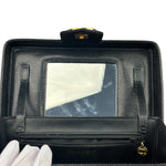 Chanel Black Caviar Leather Vanity Train Case 1995