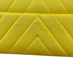 Chanel Yellow Chevron Flap Chain Shoulder Bag 2015