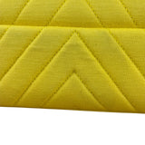 Chanel Yellow Chevron Flap Chain Shoulder Bag 2015