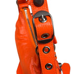 Balenciaga Orange Leather XS Le Cagole Shoulder Bag
