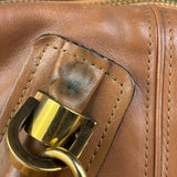 Chloe Caramel Tan Leather Paraty Medium Two-Way Bag