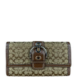 Coach Vintage Signature C Long Wallet Brown