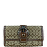 Coach Vintage Signature C Long Wallet Brown