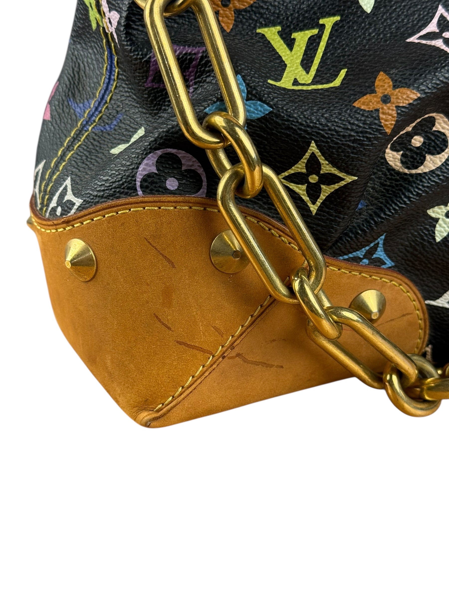 Louis Vuitton Black Murakami Judy MM Handbag