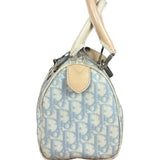 Christian Dior Vintage Trotter Canvas Mini Boston Bag