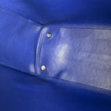 Christian Dior Python Trimmed Blue Addict Tote