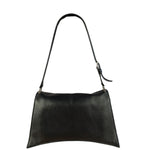 Balenciaga Crush Sling Shoulder Bag Black Leather