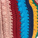 Gucci Horsebit Striped Crochet Tote Bag