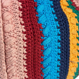 Gucci Horsebit Striped Crochet Tote Bag