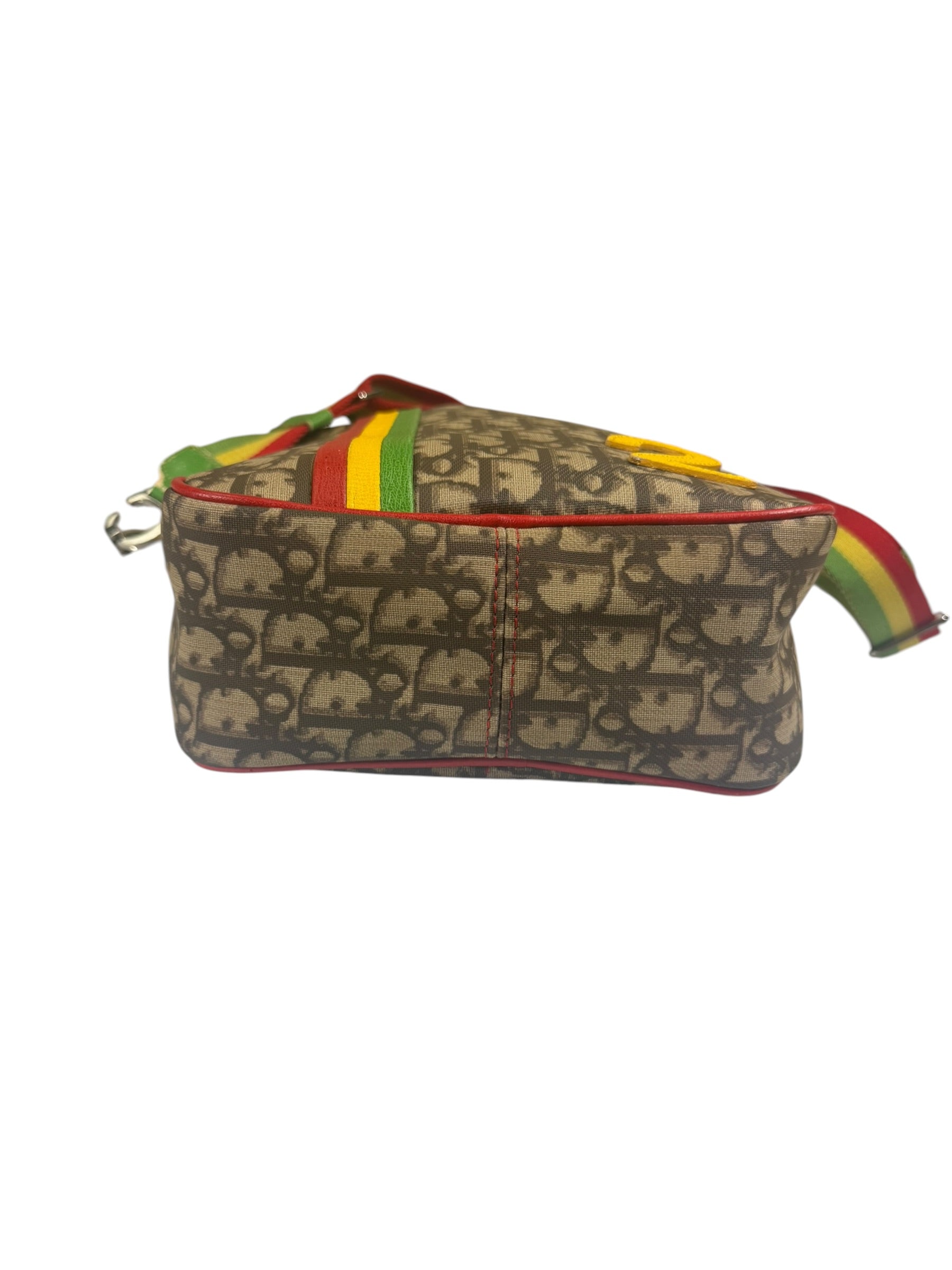 Christian Dior Brown Rasta Totter No.2 Messenger Bag