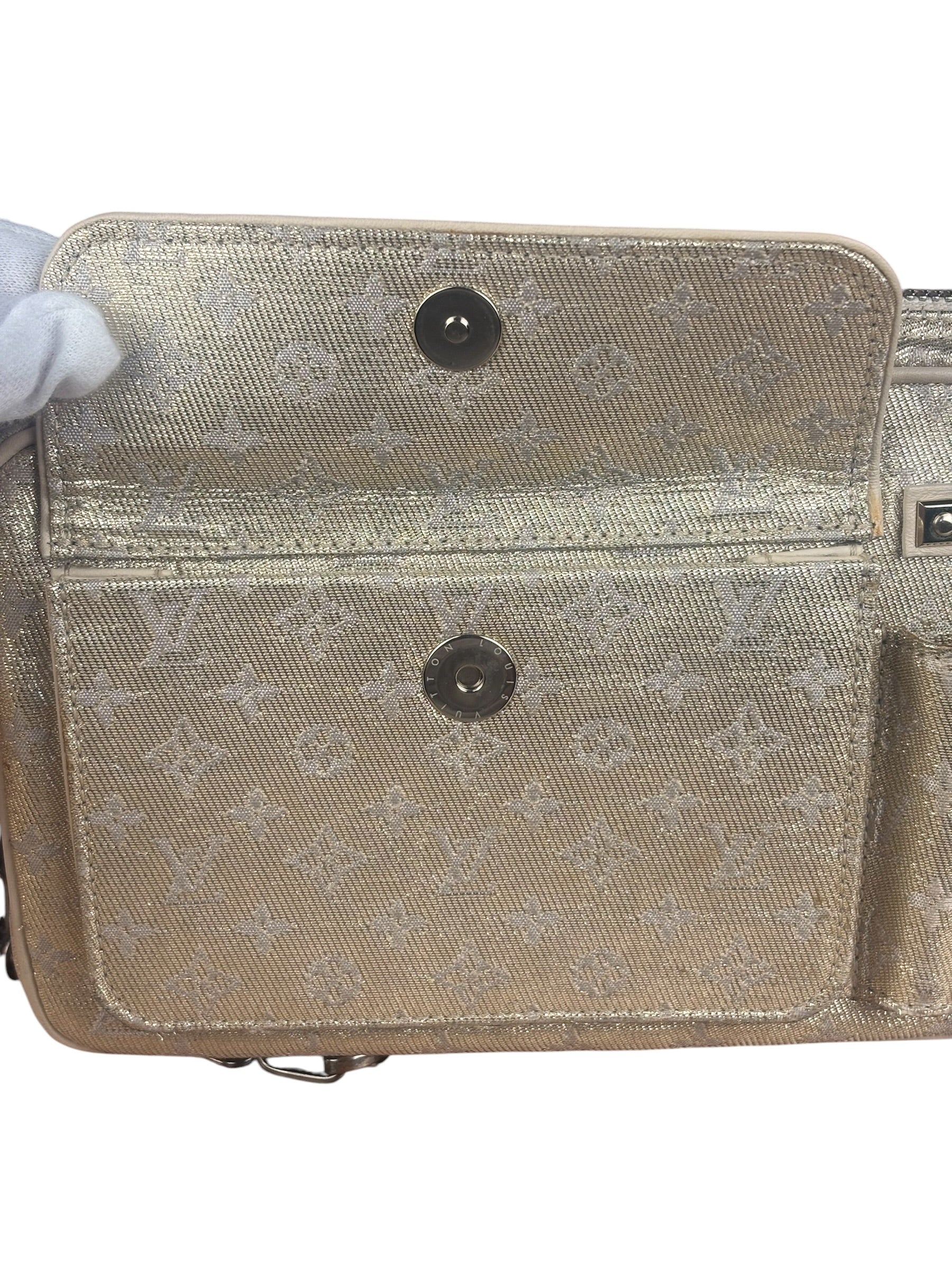 Louis Vuitton Gold Monogram Mini Lin McKenna Pochette