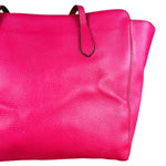 Gucci Hot Pink Pebbled Leather Swing Tote