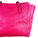 Gucci Hot Pink Pebbled Leather Swing Tote