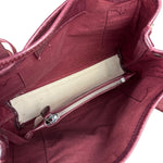 Balenciaga Canvas Maroon Cabas XS Tote Bag