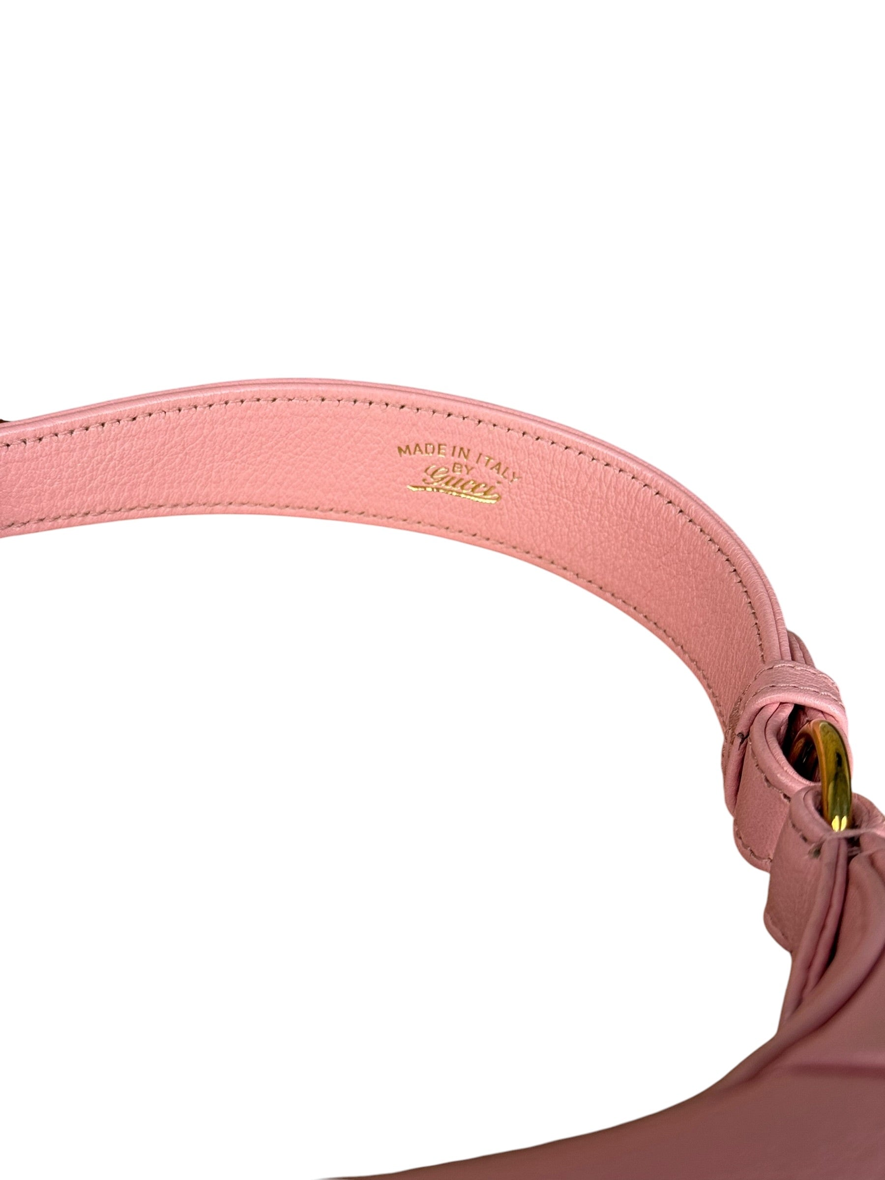 Gucci Pink Leather Aphrodite Shoulder Bag