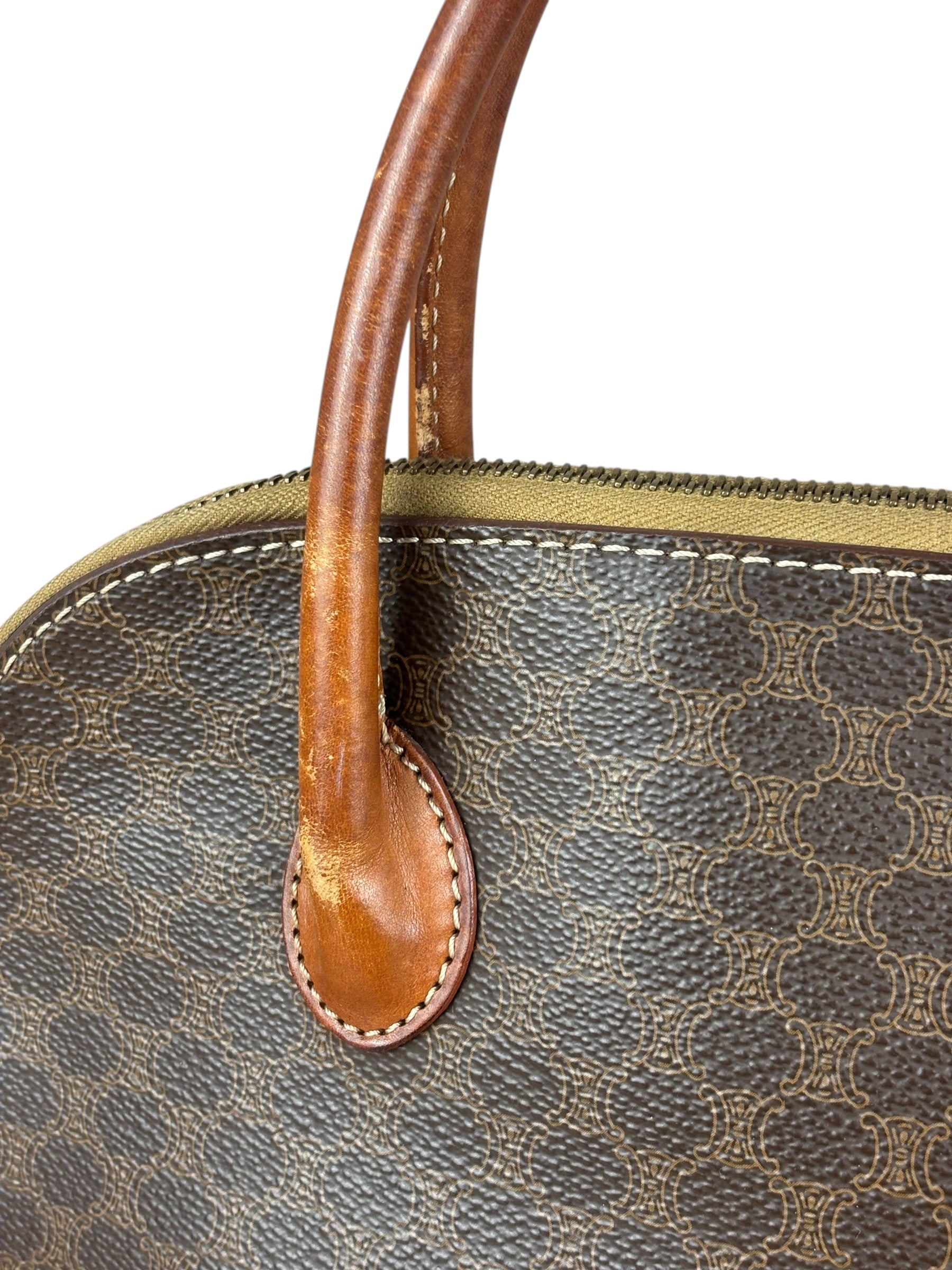 Celine Vintage Macadam Top Handle Bag