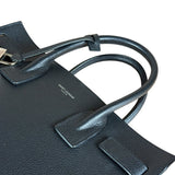 Saint Laurent Sac de Jour Baby 2Way Black Grained Leather