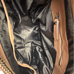 Burberry Purple Leather Ruffled Lowery Bag
