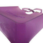 Chanel Vinatge Purple Jelly Rubber Tote Bag