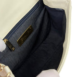 Chanel White Leather CC Mania Flap Bag 2019