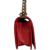 Chanel Red Quilted Caviar Boy Flap Bag 2019