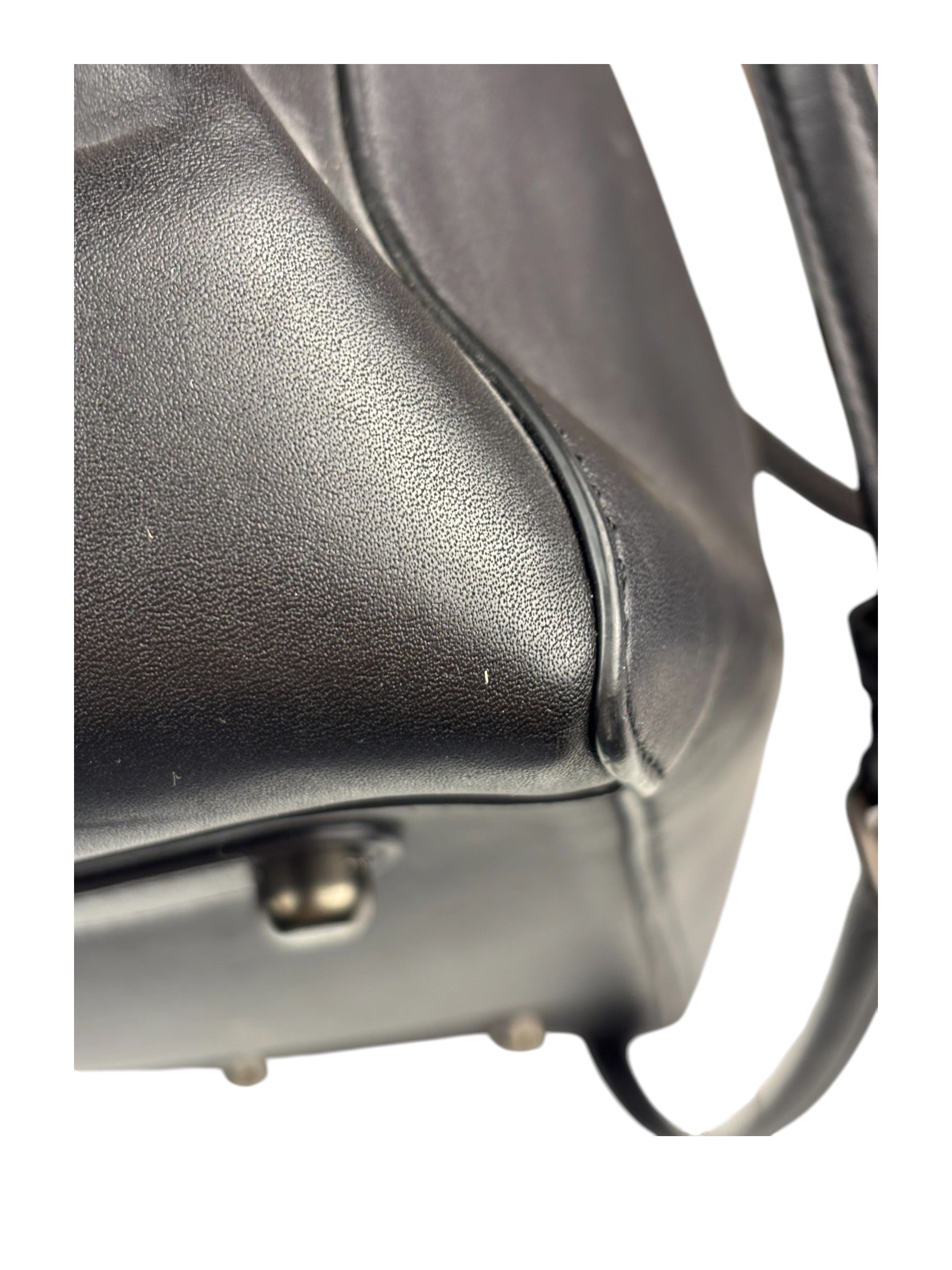 Coach Black Leather Trim Copper Carryall Two-Way Bag