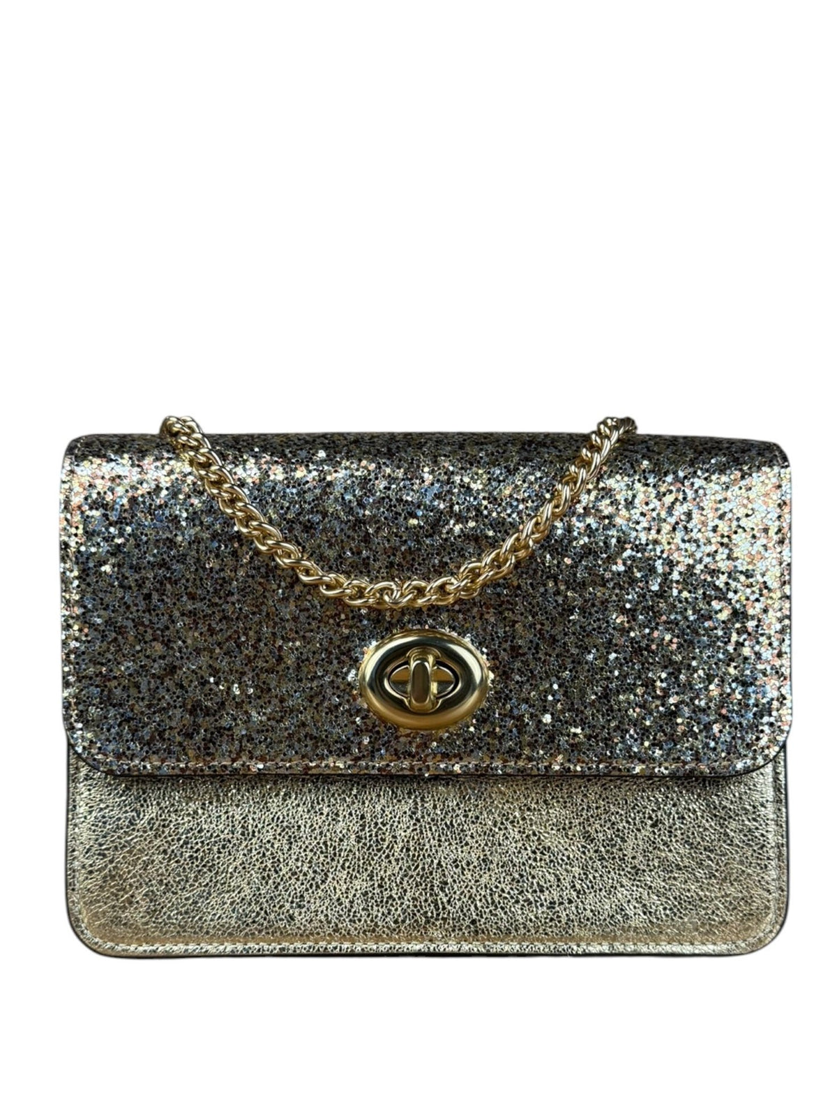Coach Glitter Bowery Flap Crossbody