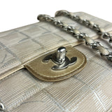Chanel Vintage Beige Travel Line Classic Flap 2001