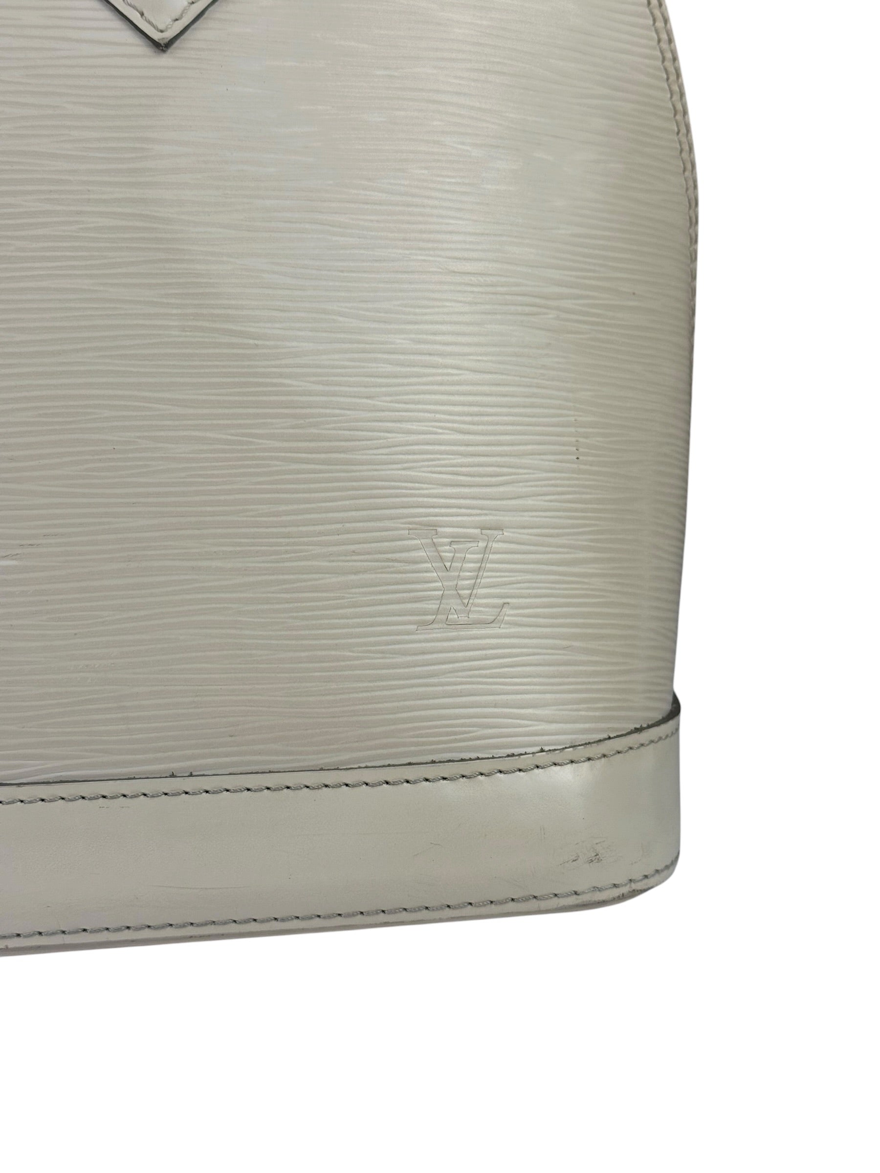Louis Vuitton Ivorie Epi Leather Alma Handbag MM