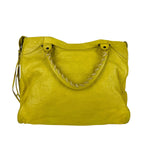 Balenciaga Yellow Leather Classic City Bag