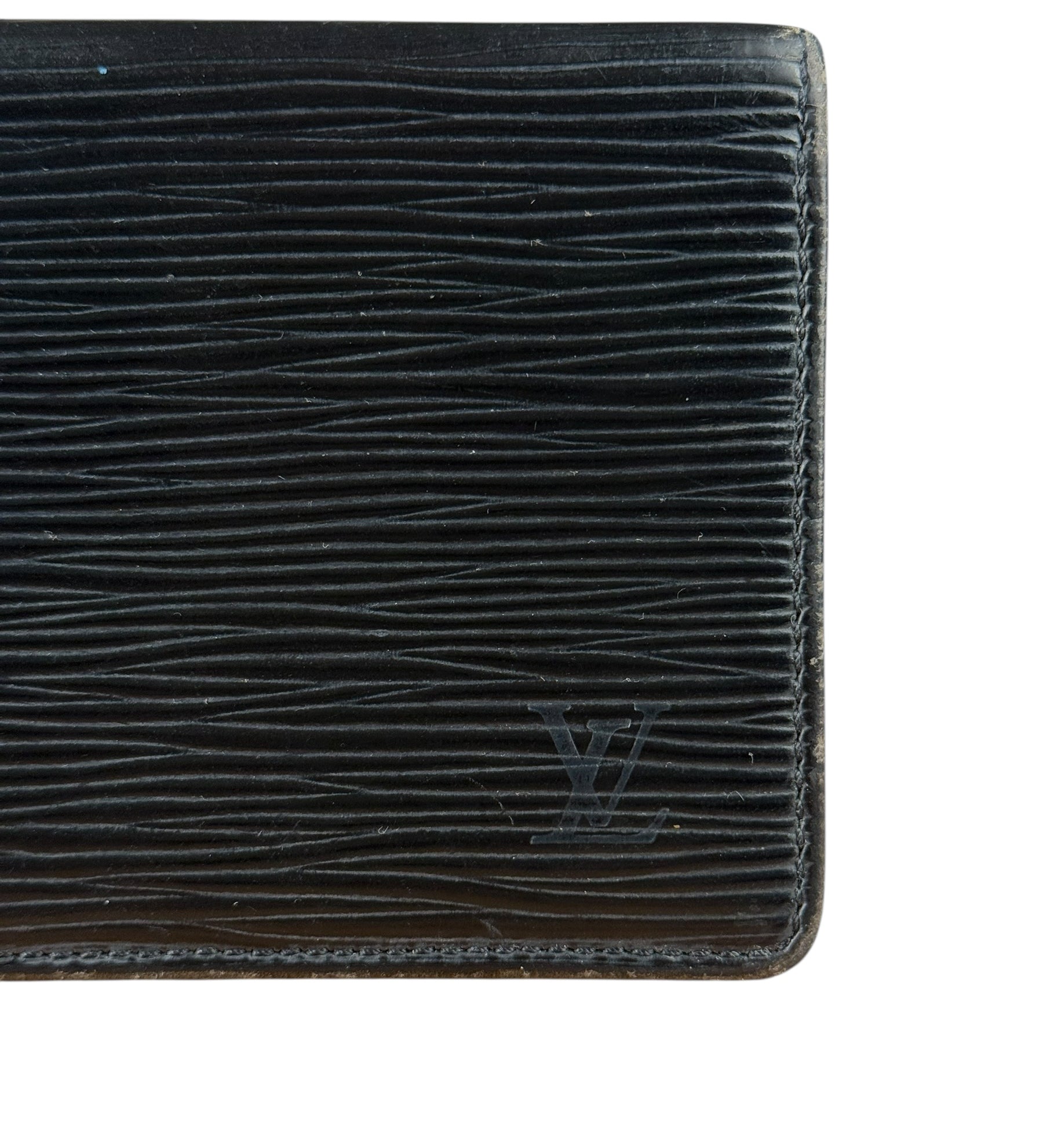 Louis Vuitton Black Epi Leather ID Holder